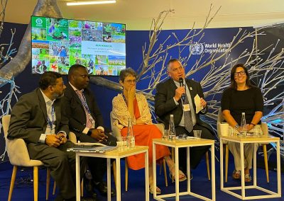 Ashley Ward participates in a COP28 panel